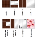 Шкаф купе Симпл квадро фасады на выбор в Ейске