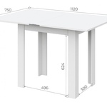 Стол обеденный СО-3 раскладной в Ейске
