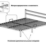 Двухспальная кровать Мета в Ейске