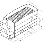 Кровать-чердак Дюймовочка 4.3 в Ейске