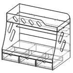 Двухъярусная кровать Дельта 20.01 в Ейске