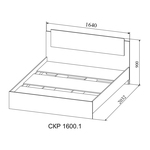 Кровать Софи СКР 1600.1 ДСВ в Ейске